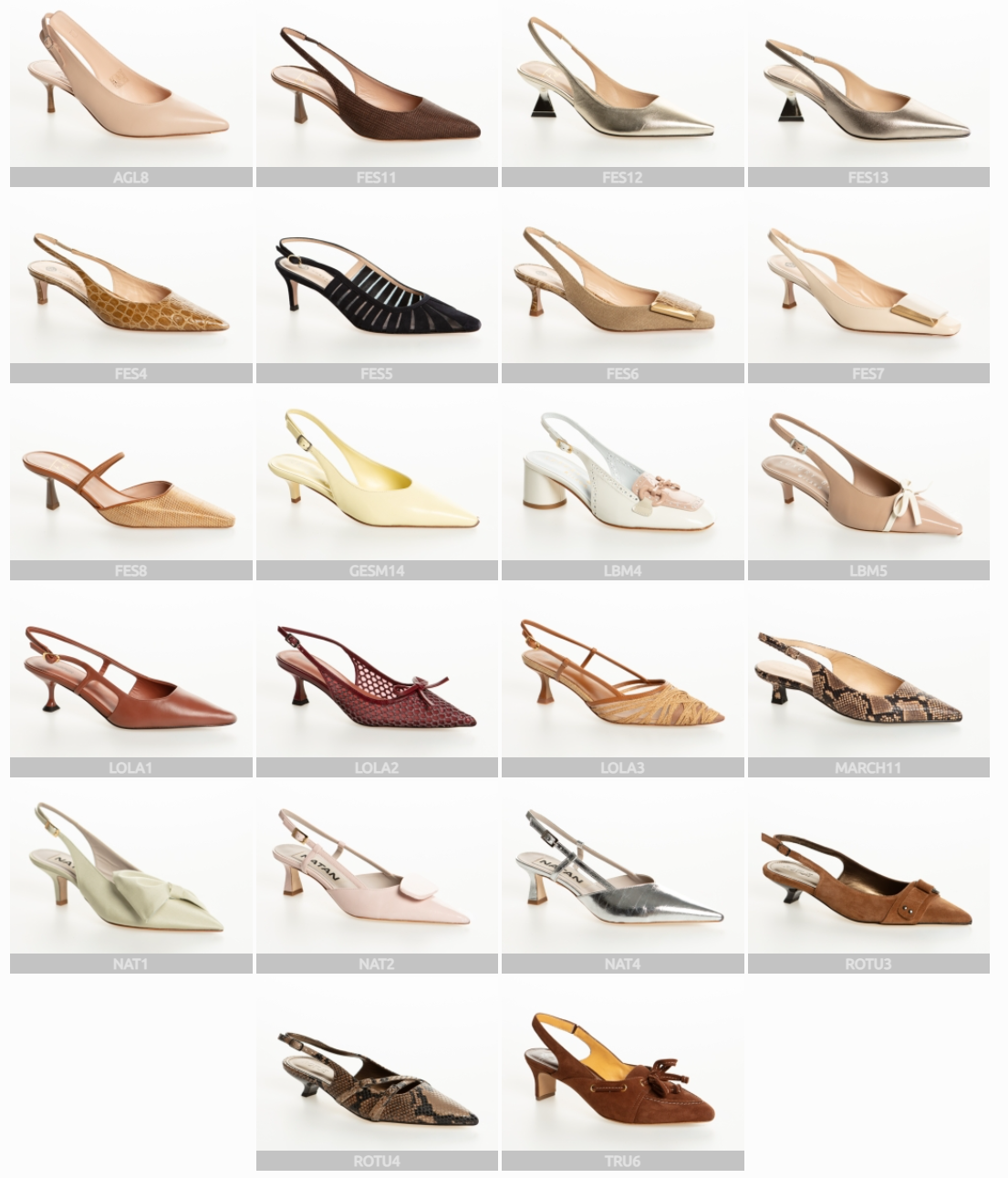 Slingback hak — Casandra Schoenen collectie