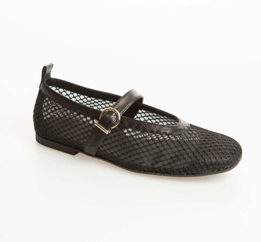 CTWLK3 — Mesh ballerine met gesp